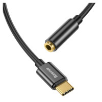Baseus L54 adapter for USB-C headphones / mini jack 3.5mm DAC 24 bit 48 KHz - black