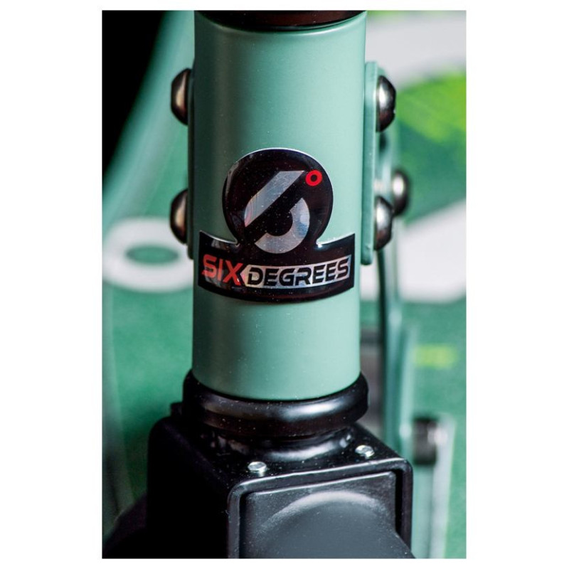 Six Degrees Scooter skrejritenis 205 mm, zaļ&scaron; - AU 511