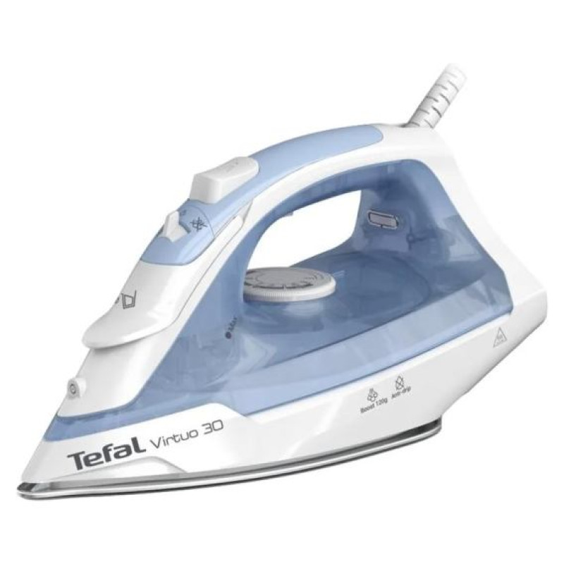 Tefal Virtuo 30 tvaika gludekls, 2000 W, zils - FV2C41E0