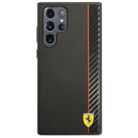 Ferrari On Track Carbon Stripe Case for Samsung Galaxy S22 Ultra - Black