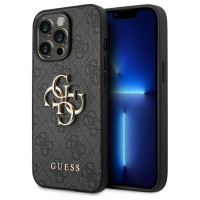 Guess GUHCP14X4GMGGR iPhone 14 Pro Max 6,7" szary/grey hardcase 4G Big Metal Logo