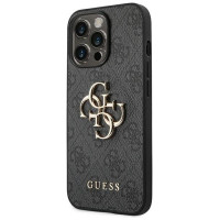 Guess GUHCP14X4GMGGR iPhone 14 Pro Max 6,7" szary/grey hardcase 4G Big Metal Logo