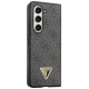 Guess Leather 4G Diamond Triangle case for Samsung Galaxy Z Fold 5 - black