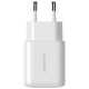 Joyroom JR-TCF20 USB-C PD 20W network charger - white + USB-C / Lightning cable 1m