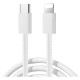 Joyroom S-A45 Ben Series 30W Cable (USB-C - Lightning) Braided 1m - White
