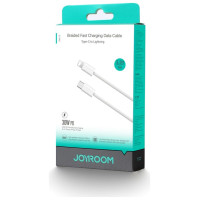 Joyroom S-A45 Ben Series 30W Cable (USB-C - Lightning) Braided 1m - White