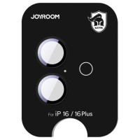 Joyroom JR-MFY0255 Glass Screen Protector for iPhone 16/16 Plus Lenses - Black
