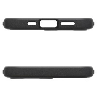 Spigen Rugged Armor MagSafe case for iPhone 16e - black