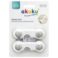 Akuku Slēdzenes atvilktnēm un skapjiem 9 cm (2 gab.) A0649