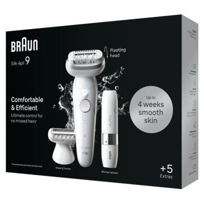 Braun Silk epilators+ miniskuveklis sejai - SES9-341