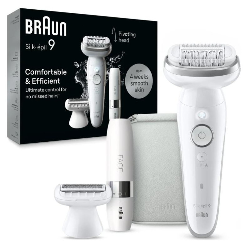 Braun Silk epilators+ miniskuveklis sejai - SES9-341