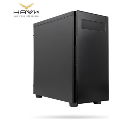 Chieftec Case|CHIEFTEC|HAWK|MidiTower|Not included|ATX|MicroATX|MiniITX|Colour Black|AL-02B-OP