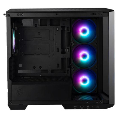 MSI Case|MSI|MidiTower|Case product features Transparent panel|Not included|MicroATX|Colour Black|MAGPANOM100RPZ