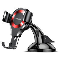 Baseus Osculum SUYL-XP09 gravity car holder for windshield or dashboard - red