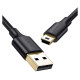 Ugreen cable USB - mini USB cable 480 Mbps 3 m black (US132 10386)