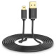Ugreen cable USB - mini USB cable 480 Mbps 3 m black (US132 10386)