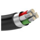 Ugreen cable USB - mini USB cable 480 Mbps 3 m black (US132 10386)