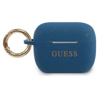 Guess GUACAPSILGLBL AirPods Pro cover blue/blue Silicone Glitter