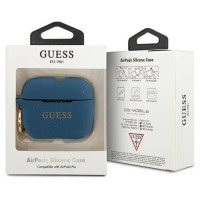 Guess GUACAPSILGLBL AirPods Pro cover blue/blue Silicone Glitter