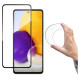Wozinsky Full Cover Flexi Nano Glass Hybrid Screen Protector with frame for Samsung Galaxy A72 4G black