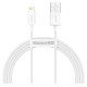 Baseus Superior USB - Lightning cable 2.4A 1.5 m White (CALYS-B02)