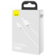 Baseus Superior USB - Lightning cable 2.4A 1.5 m White (CALYS-B02)