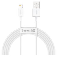 Baseus Superior USB - Lightning 2.4A 2 m cable White (CALYS-C02)