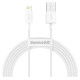 Baseus Superior USB - Lightning 2.4A 2 m cable White (CALYS-C02)