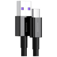 Baseus Superior USB Cable - USB Type C 66 W (11 V / 6 A) Huawei SuperCharge SCP 2 m black (CATYS-A01)