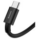 Baseus Superior USB Cable - USB Type C 66 W (11 V / 6 A) Huawei SuperCharge SCP 2 m black (CATYS-A01)