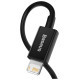 Baseus Superior USB - Lightning fast charging data cable 2,4 A 1 m black (CALYS-A01)