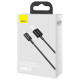 Baseus Superior USB - Lightning fast charging data cable 2,4 A 1 m black (CALYS-A01)