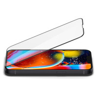 Spigen Glass FC Tempered Glass for iPhone 13 / 13 Pro / 14 / 16e - Black