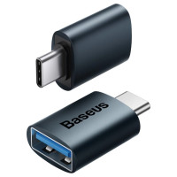 Baseus Ingenuity Series USB Type C to USB-A 3.2 gen 1 adapter blue (ZJJQ000003)
