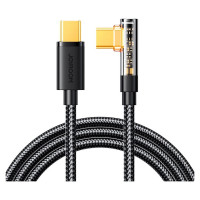 Joyroom Gaming Cable S-CC100A6 USB-C (angled) / USB-C (straight) 100W 1.2m - black