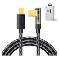 Joyroom Gaming Cable S-CC100A6 USB-C (angled) / USB-C (straight) 100W 1.2m - black