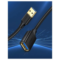 Ugreen cable extension cable USB 3.0 (female) - USB 3.0 (male) adapter 1m black (10368)