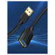Ugreen cable extension cable USB 3.0 (female) - USB 3.0 (male) adapter 1m black (10368)