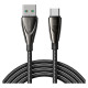 Joyroom Pioneer Series SA31-AC6 USB-A / USB-C Cable 100W 1.2m - Black