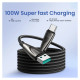 Joyroom Pioneer Series SA31-AC6 USB-A / USB-C Cable 100W 1.2m - Black