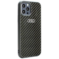 Audi Carbon Fiber iPhone 12/12 Pro 6.1" black/black hardcase AU-TPUPCIP12P-R8/D2-BK