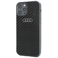 Audi Carbon Fiber iPhone 12/12 Pro 6.1" black/black hardcase AU-TPUPCIP12P-R8/D2-BK