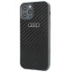 Audi Carbon Fiber iPhone 12/12 Pro 6.1" black/black hardcase AU-TPUPCIP12P-R8/D2-BK
