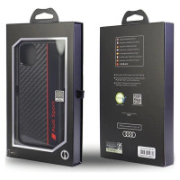 Audi Carbon Fiber Stripe iPhone 11 / Xr 6.1" black/black hardcase AUS-TPUPCIP11-R8/D1-BK
