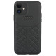 Audi Genuine Leather iPhone 12/12 Pro 6.1" black/black hardcase AU-TPUPCIP12P-Q8/D1-BK