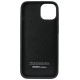 Audi Genuine Leather iPhone 12/12 Pro 6.1" black/black hardcase AU-TPUPCIP12P-Q8/D1-BK