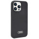 Audi Silicone Case iPhone 14 Pro Max 6.7" black/black hardcase AU-LSRIP14PM-Q3/D1-BK