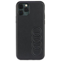 Audi Synthetic Leather iPhone 11 Pro 5.8" black/black hardcase AU-TPUPPCIP11-TT/D1-BK