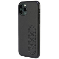 Audi Synthetic Leather iPhone 11 Pro 5.8" black/black hardcase AU-TPUPPCIP11-TT/D1-BK