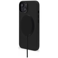 Decoded Leather Case with MagSafe for iPhone 14 Plus - black